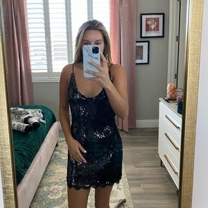 Free people mini sequin dress
